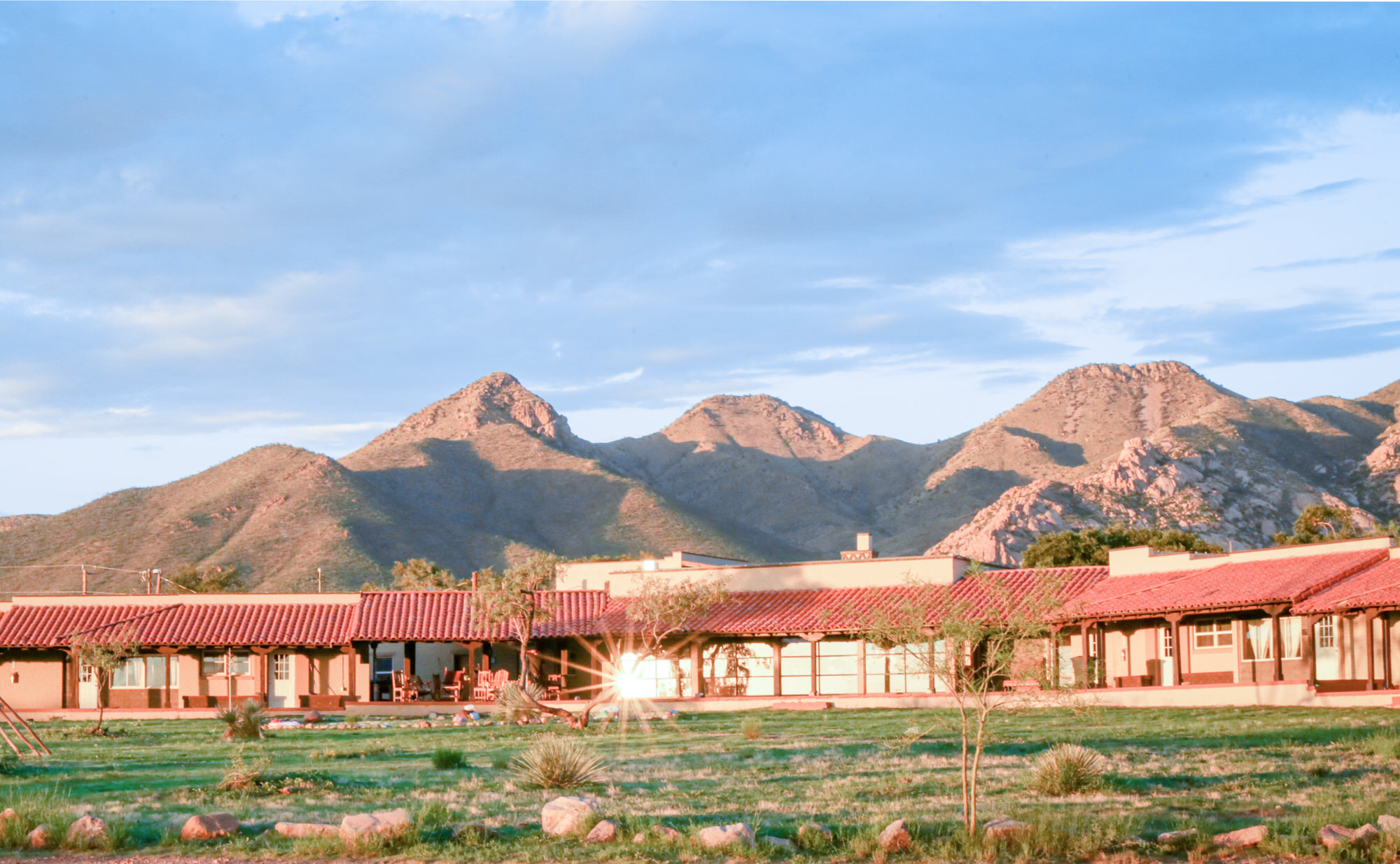 Main residence at the base of the Swisshelm Mountains
